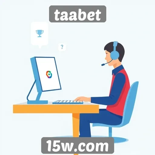 Suporte ao cliente no site Taabet