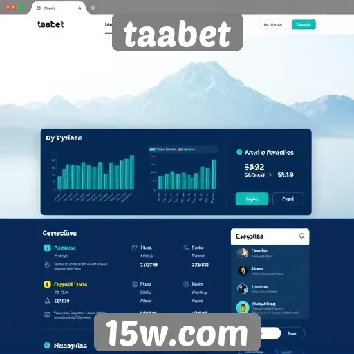 Análise da interface do usuário no site taabet